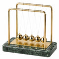 Newton-Pendel 25 x 12 x 24 cm Metall Gold Schreibtischdekoration mit 5 Kugeln